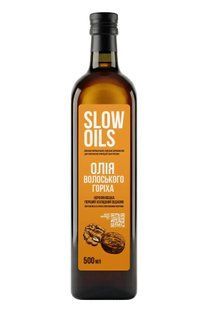 Натуральна олія з волоського горіха, 500 мл, Slow Oils фото
