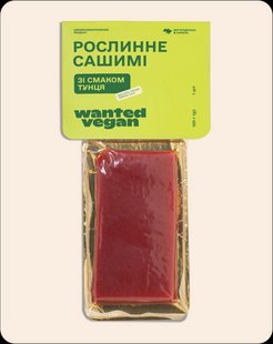 Сашими растительное со вкусом тунца, 100 г, Wanted Vegan фото