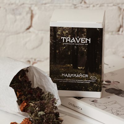 Натуральний трав'яний чай Надихайся, 40 г, Traven фото