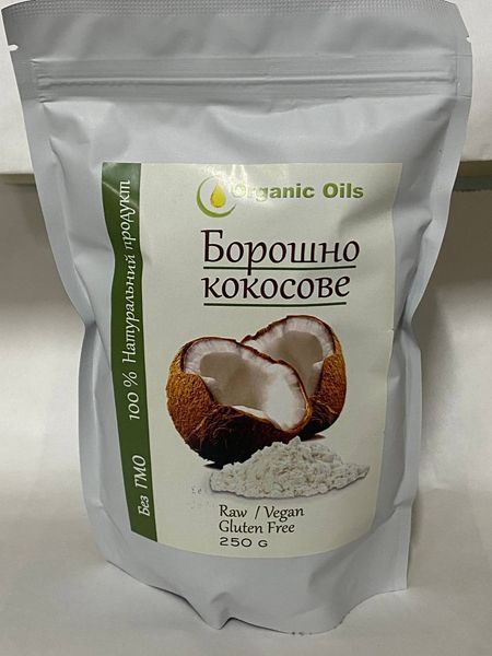 Борошно кокосове, 250 г, Organic Oils фото