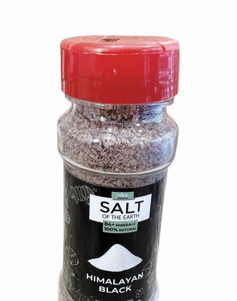 Натуральная гималайская черная соль экстра, мелкий помол, 127 г, Salt of the Earth фото
