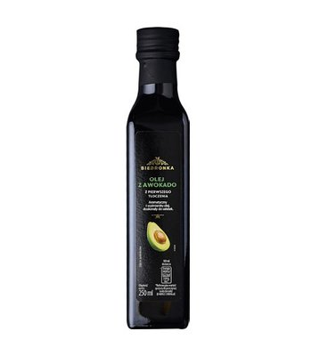 Олія авокадо першого холодного віджиму Premium, 250 мл, Biedronka фото