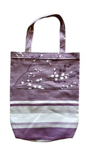 Торба з натуральної тканини "Фіолетова верба", Laura Ashley фото