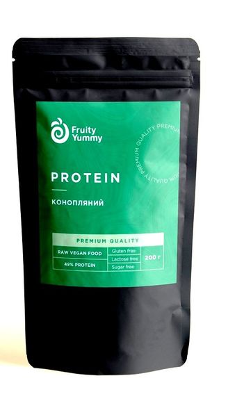 Рослинний протеїн Конопляний Premium, 200 г Fruity Yummy фото