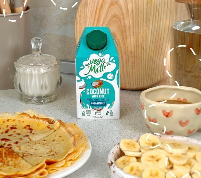 Растительное молоко кокосовое, с рисом, 0,5 л, Vega Milk фото