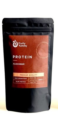 Протеин растительный Льняной Premium, 200 г Fruity Yummy фото