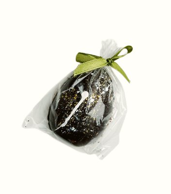 Конфета-крашенка черный шоколад с миндальным пралине, без сахара на меду, 45 г, ЖуЖу Shop фото