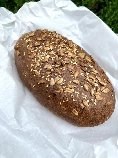 Хліб амарантовий з протеїном та насінням, без глютену, 400 г, Grand Amaranth фото