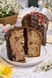 Пасхальный кулич Амарантовый с шоколадом, с орехами и корицей, без глютена, без лактозы, 400 г, Grand amarant