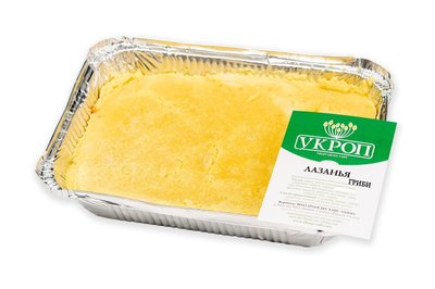Рослинна лазанья без молока, без сиру «Гриби», 0,875 г, Укроп фото