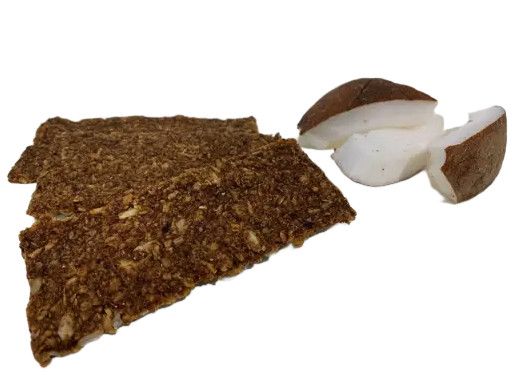 Печиво "Кокос", без цукру, без глютену, для здорового перекусу, RAW, 90 г, Brain Box фото