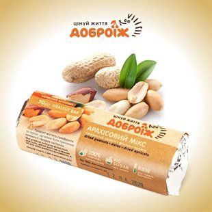 Батончик Арахисовый микс, 50 г, Доброїж фото