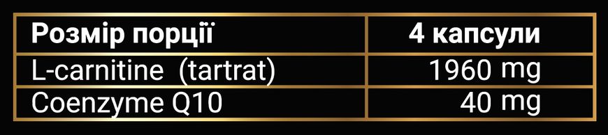 Добавка L-карнітин + Кофермен Q10, L-carnitine + Q10, 60 веган капсул, Feel Power фото