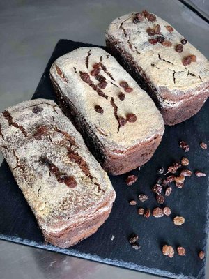 Безглютеновий амарантовий хліб Особливий з родзинками, 400 г, Grand Amaranth фото