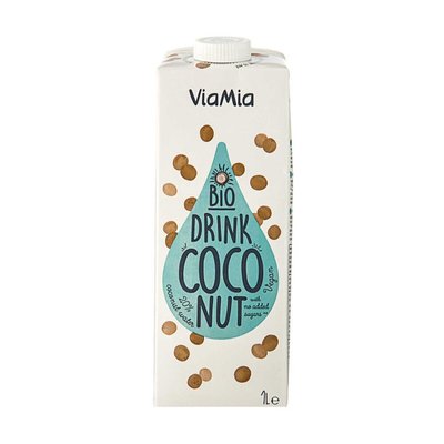 Напій рослинний кокосовий, без цукру, органік, 1 л, ViaMia фото