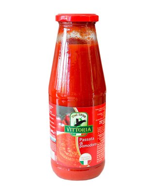Натуральне томатне пюре, 690 г, Vittoria фото