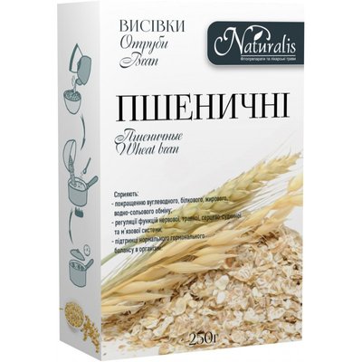 Висівки пшеничні 250 г, Натураліс фото