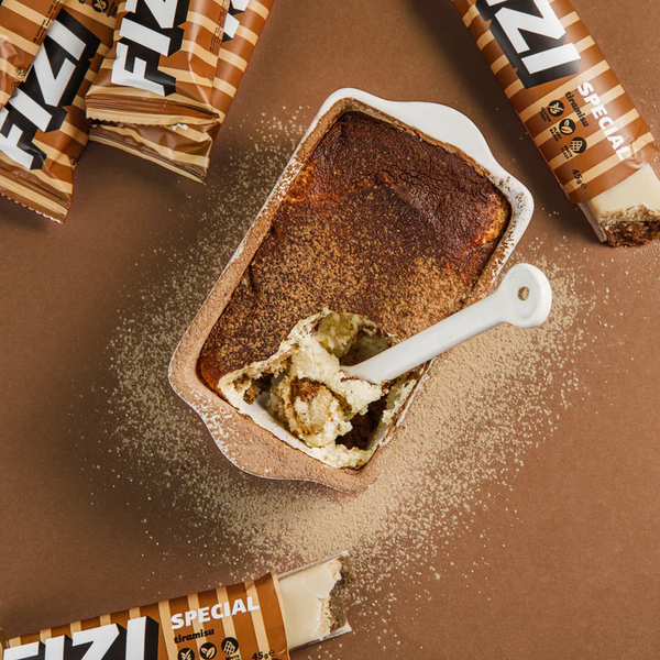 Батончик Tiramisu Special, без цукру, 45 г, Fizi фото