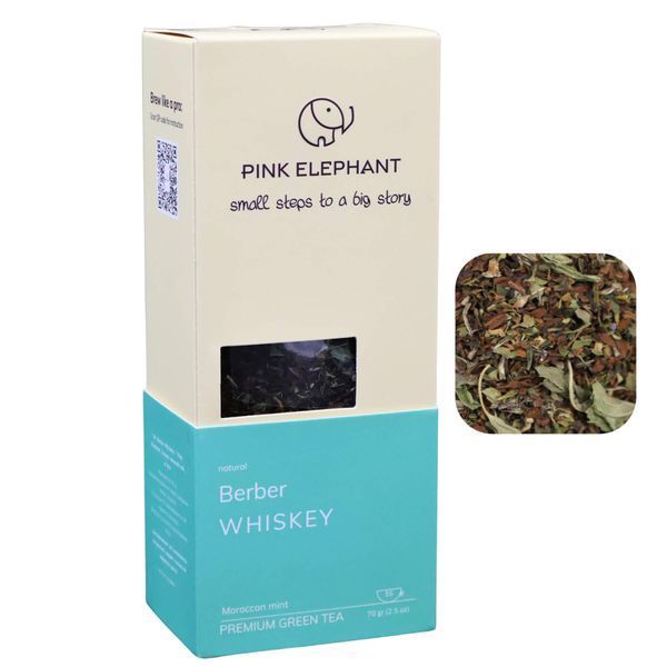 Натуральний авторський чай Berber Whiskey, 70 г, Pink Elephant фото