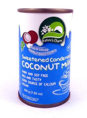 Згущене молоко кокосова, 200 мл, NATURES HARM фото