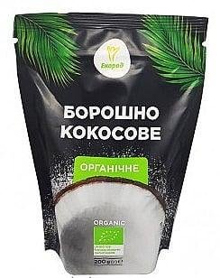 Борошно безглютенове кокосове органічне, 200 г, ТМ Екород фото