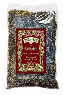 Фіточай Іван-чай + ромашка (протизапальний) , 100г Іван-Чай фото