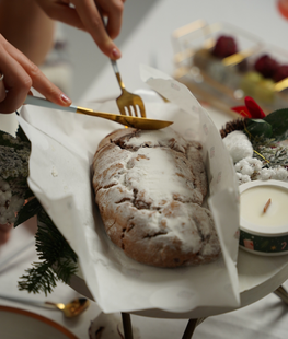 Різдвяний Штолен з журавлиною, без глютену, без цукру, 450 г, GoodMoodFood фото