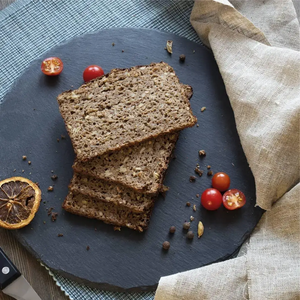 Хлеб Ржано-гречишный пастеризованный с глютеном, без дрожжей, без сахара, без лактозы, 300 г, Lemas Elixir фото