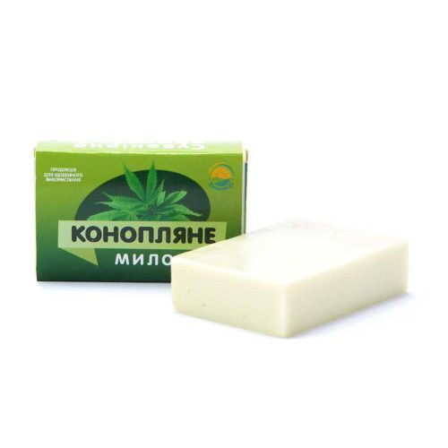 Мыло конопляное ручной работы, 60 г, Десналенд