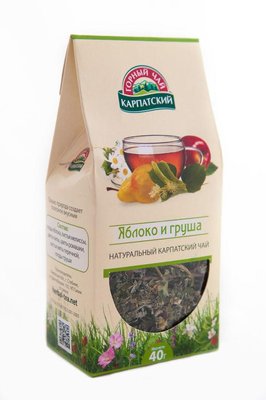 Фиточай Яблоко и груша , 40г Карпатский горный чай фото