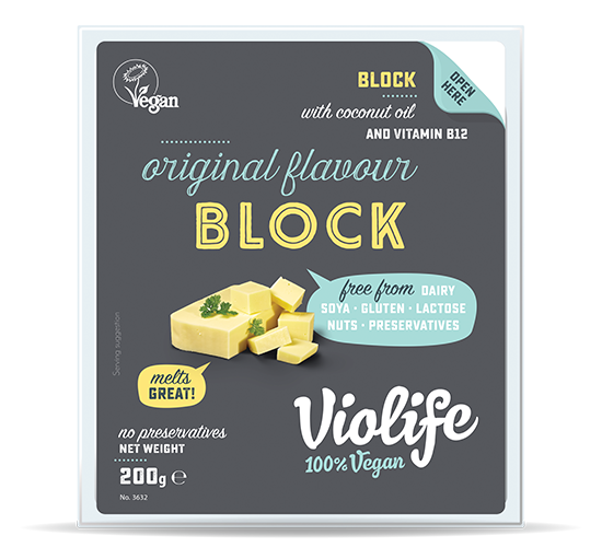 Сир рослинний Original блок, без лактози, VioLife, 200 г фото