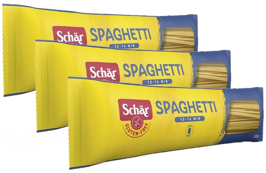 Паста спагеті без глютену, 250 г, SCHAR фото