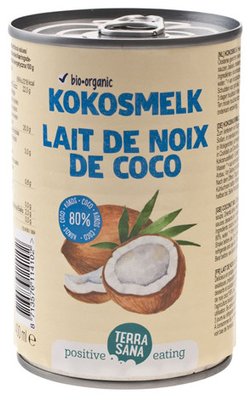 Молоко кокосове органічне 22% Terrasana, 400 мл фото