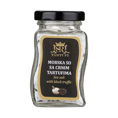 Морская соль с черным трюфелем, 125г, TARTUFI фото