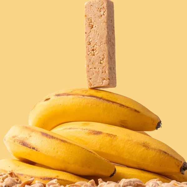 Кето протеиновый батончик Banana+ Peanut, без глютена, 45г, FIZI фото