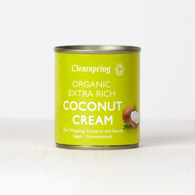 Органические кокосовые сливки 30% Extra Rich, 200 мл, Clearspring фото