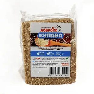 Живая халва Купава, 250 г, Доброїж фото