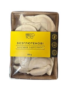 Вареники з картоплею, без глютену, 350 г, ІНШЕ ТІСТО фото