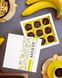 Конфеты в коробке на основе кероба без сахара и молока «Банан-Кешью», 120 г, AUGUST фото 1
