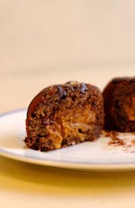 Тістечко-серденько Шоколад з карамеллю, без молока та цукру, 110 г, Draw Cakes фото