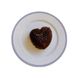 Пироженое-сердечко Шоколад с карамелью, без молока и сахара, 110 г, Draw Cakes фото 1