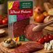 Слайсы из сейтана со специями, натурального копчения, WHEAT SALAMI, 100 г, Vegetus фото 2