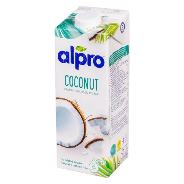 Напій кокосовий з рисом без глютену, без цукру, 1 л, Alpro фото
