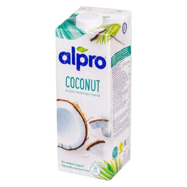 Напиток кокосовый с рисом без глютена, без сахара, 1 л, Alpro фото