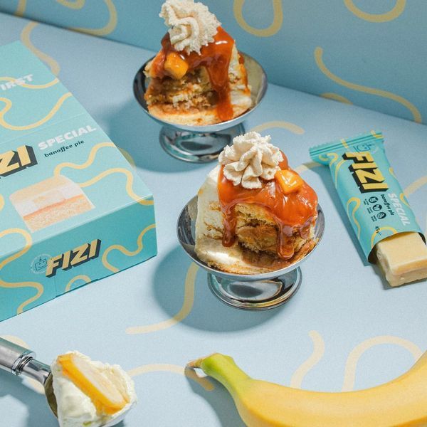 Батончик натуральный &laquo;Banoffee pie&raquo;, без глютена, на ролинной основе, 45 г, FIZI фото