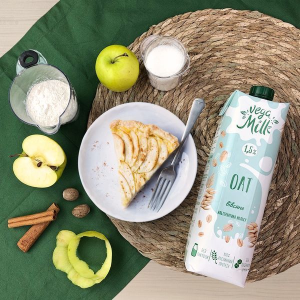 Растительное молоко овсяное, без сахара, 950 мл, Vega Milk фото