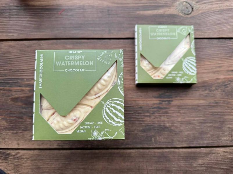 Натуральный шоколад без сахара и молока &laquo;Crispy Watermelon&raquo;, 70 г, August фото