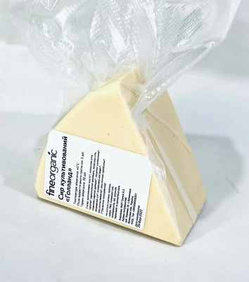 Веганський крафт сир "Голланд" без лактози, без глютену на основі кеш'ю, 200г, FineOrganic фото
