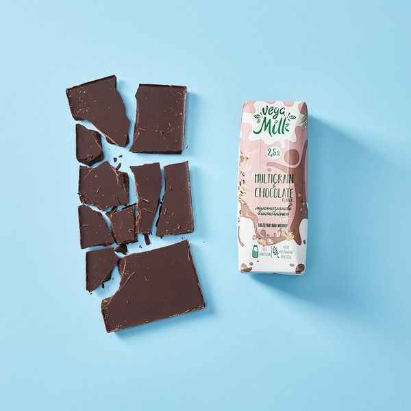Растительное молоко мультизлаковое с какао, с сахаром, 250 мл, Vega Milk фото