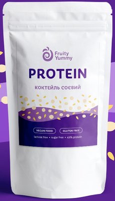 Протеин растительный Соевый, 250 г Fruity Yummy фото